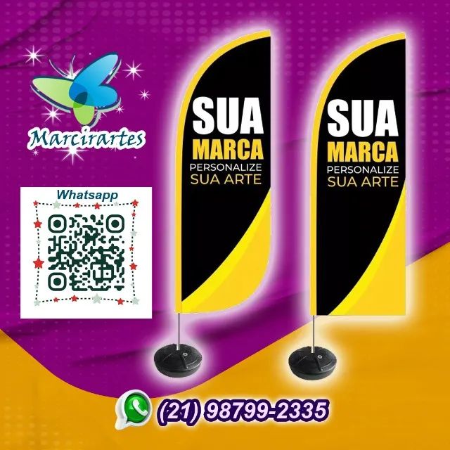 Comunicação visual, cartões, wind banner, folders, cartão, adesivos - Foto 2