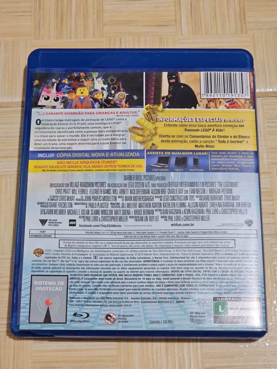 Blu-ray Uma Aventura LEGO - Foto 4