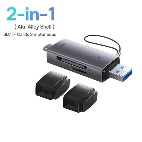 Leitor de Cartões SD e TF Baseus USB 3.0 - Foto 3