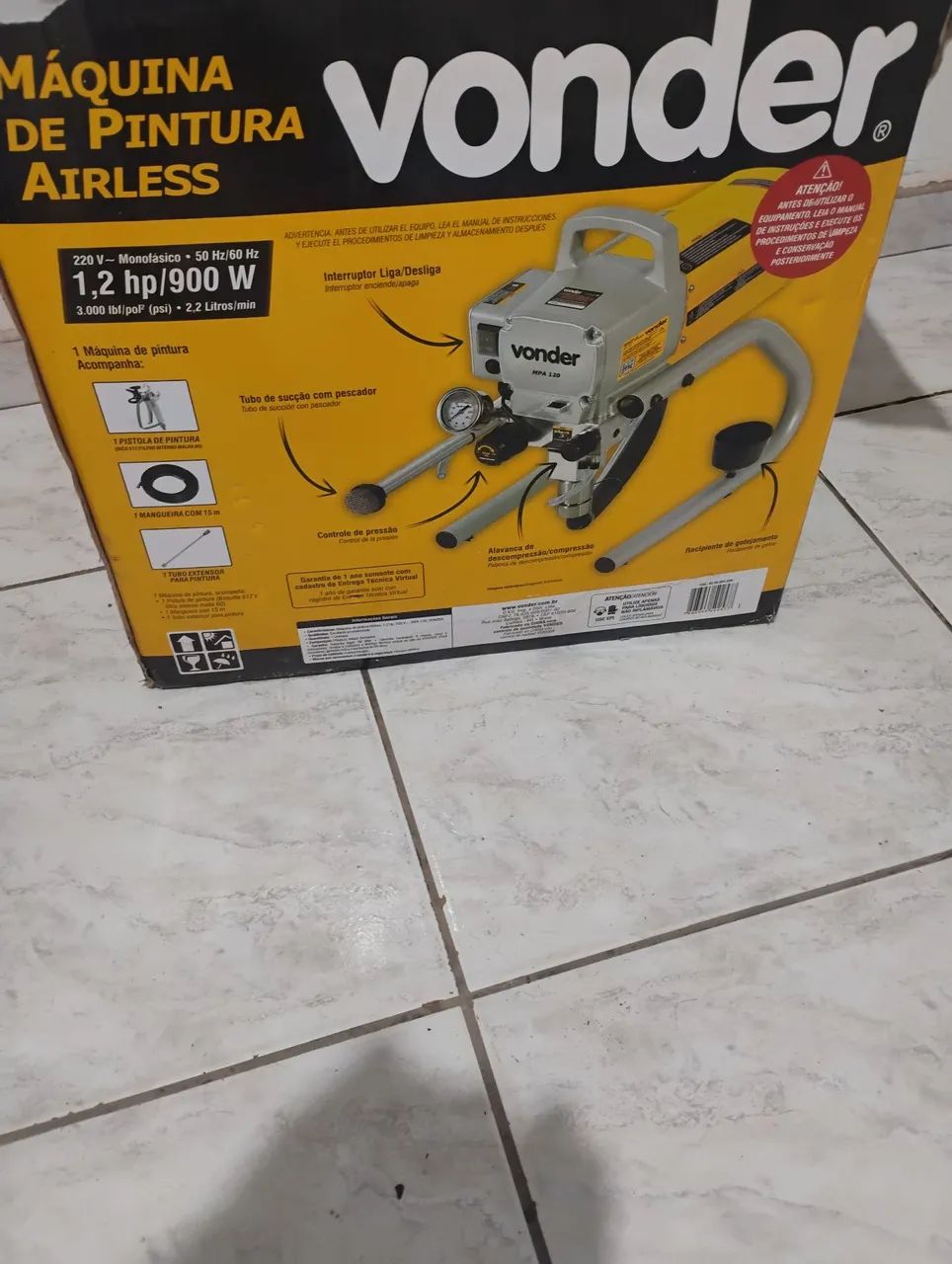 Máquina de pintura aerless 