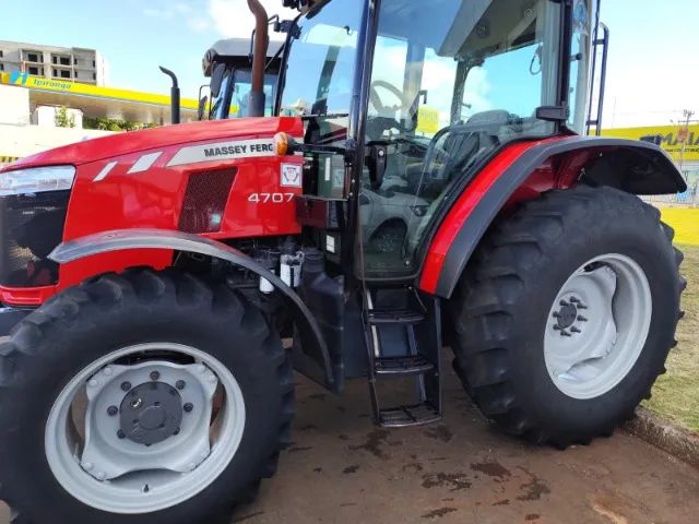 Trator Massey Ferguson 4707 Cabinado, ano 2021, com Reversor Eletro Hidráulico - Foto 2