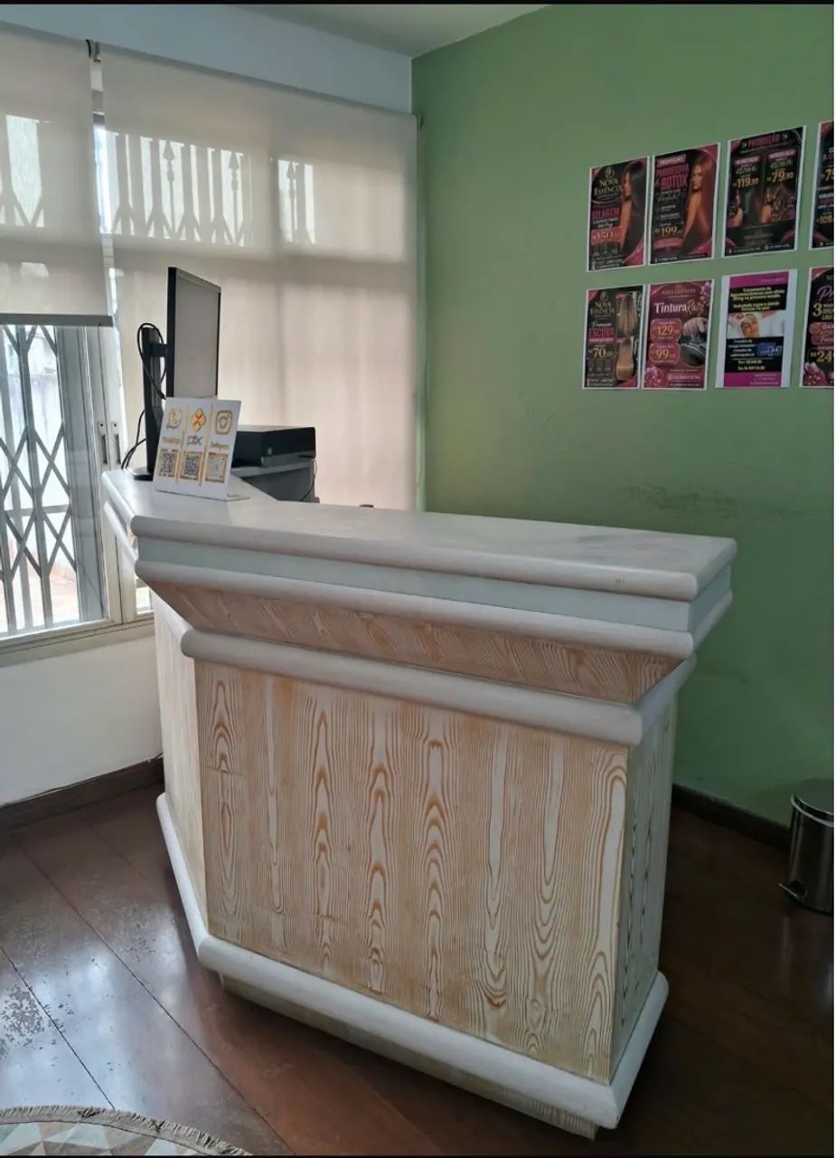Vendo Balcão madeira maciça  - Foto 4
