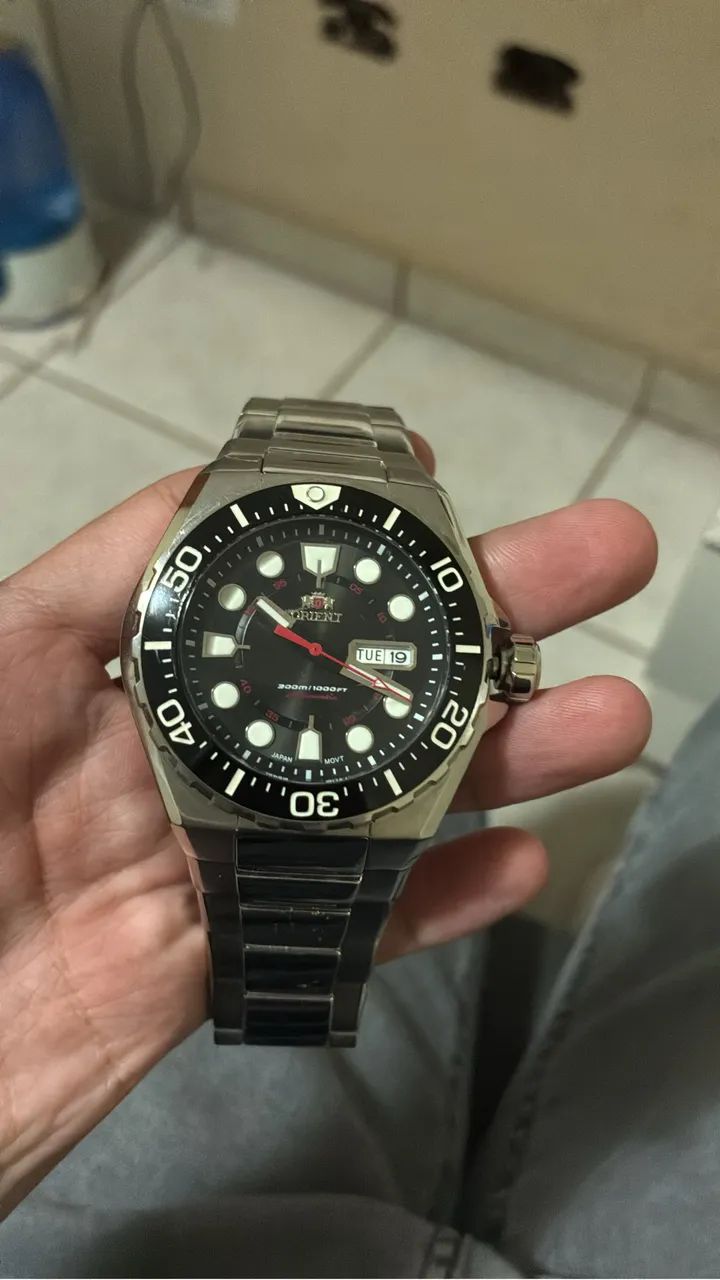 Relógio Orient Poseidon Diver Automático F49SS035 - Acessórios