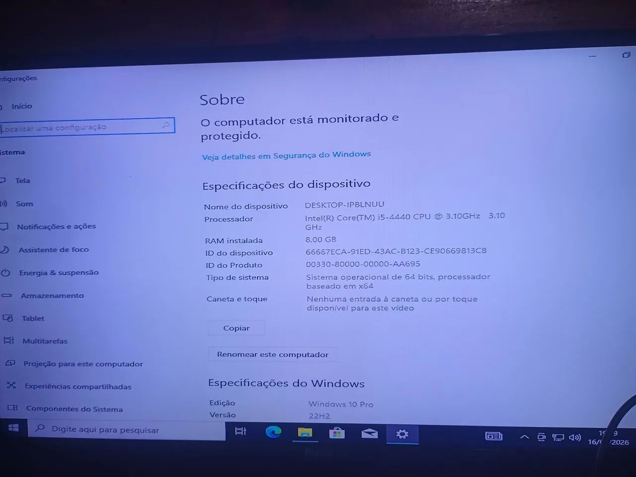 CPU i5 4° geração + teclado e mouse  - Foto 2
