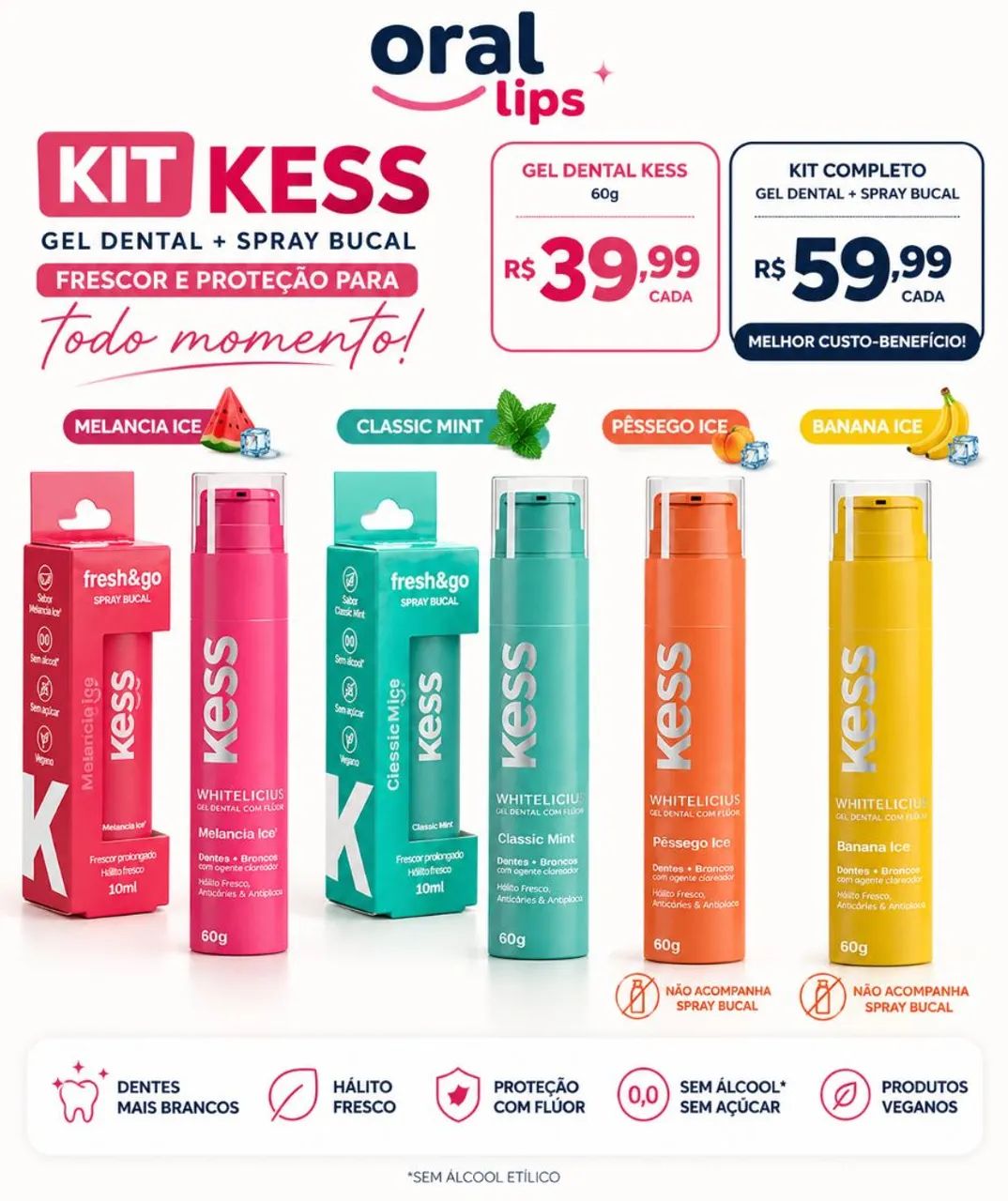 ? KIT COMPLETO: PASTA DE DENTE + SPRAY BUCAL - Foto 3