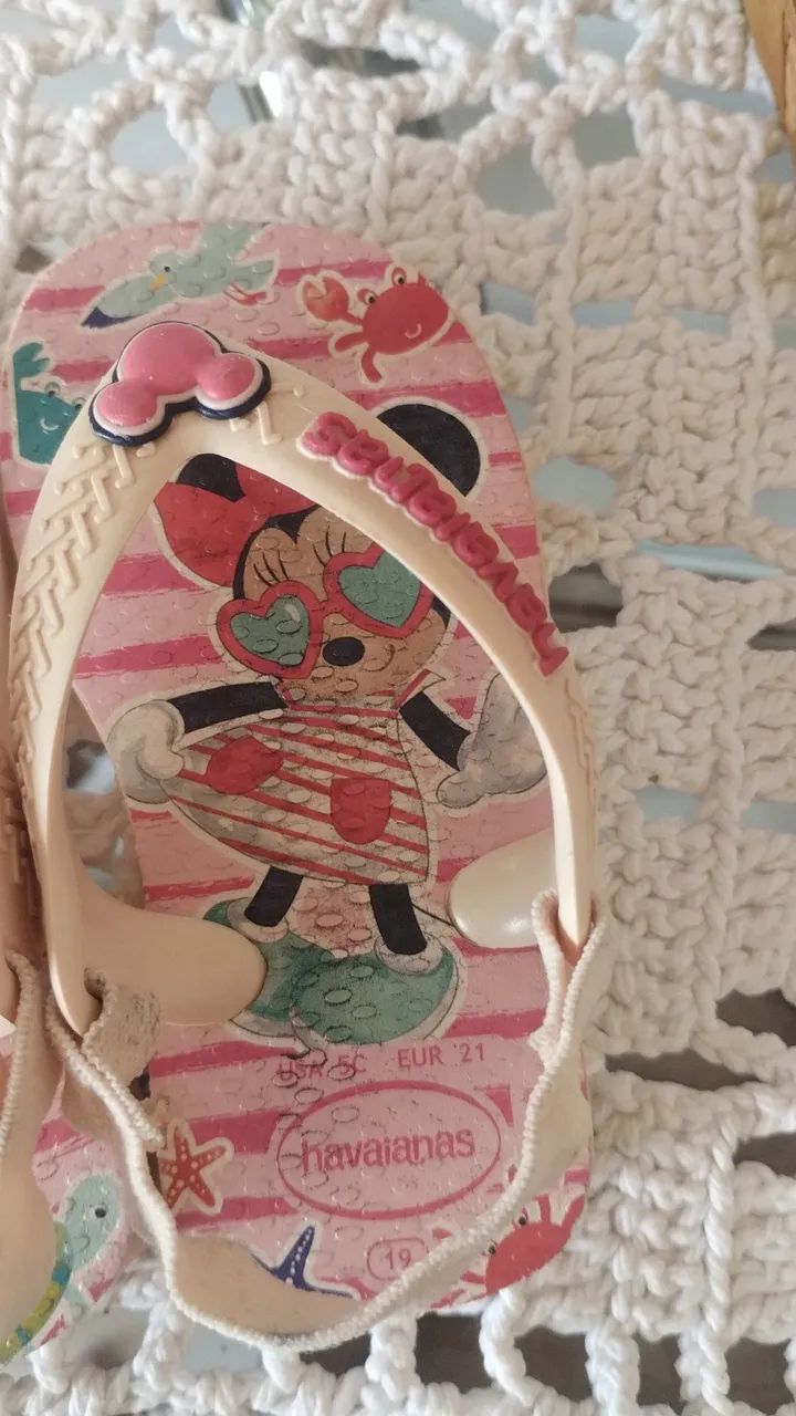 Chinelo Havaianas para bebê  - Foto 3