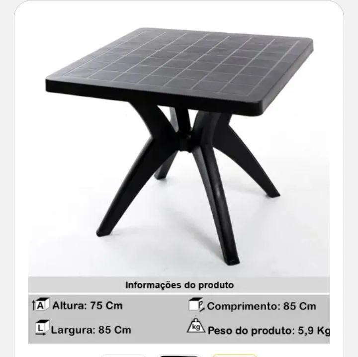 Mesa de plástico  - Foto 2
