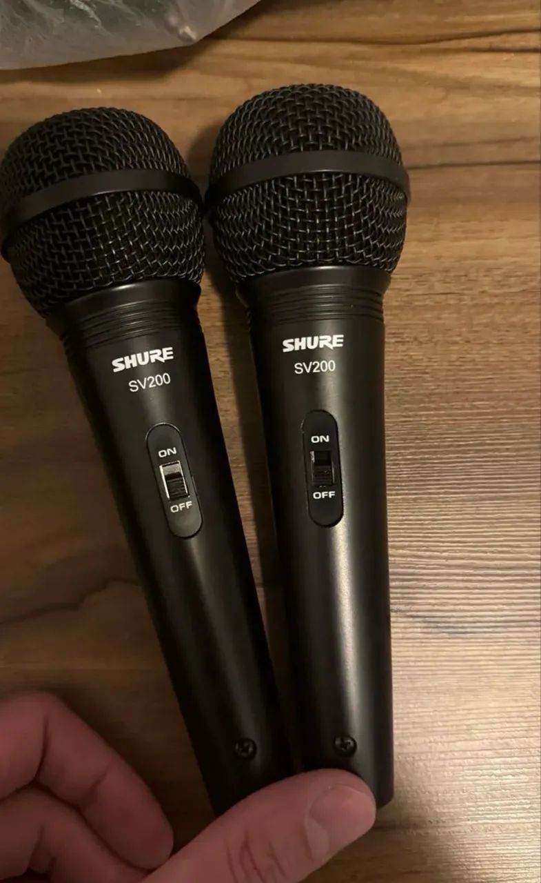 Par de Microfone original Shure