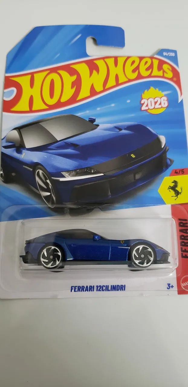 Hotwheels ferrari 12 cilindri 
