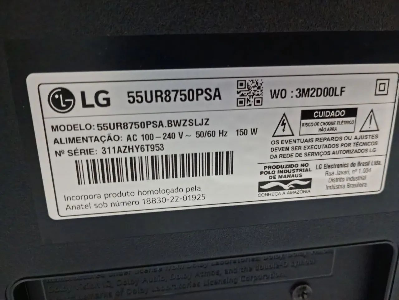 Tv LG semi nova com avarias - Foto 4