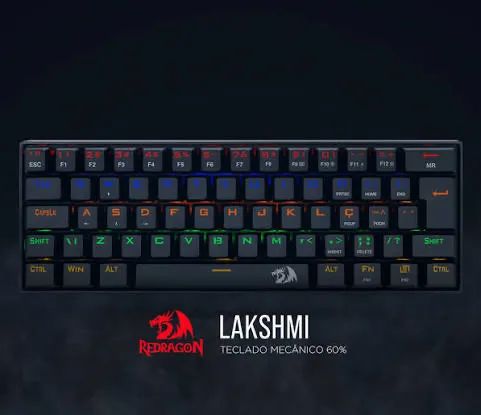 Teclado Redragon Lakshmi Rainbow Switch Brown - Foto 4