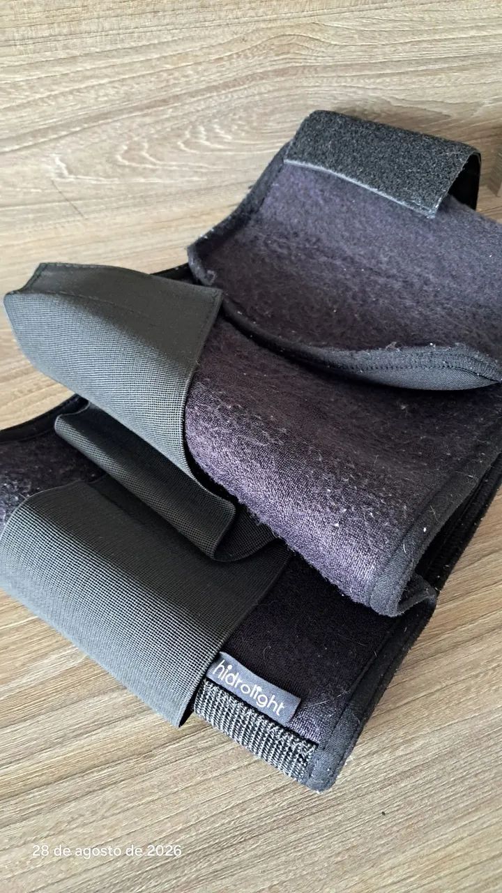 Kit tipoia cinta apoio ombro joelheira - Foto 3