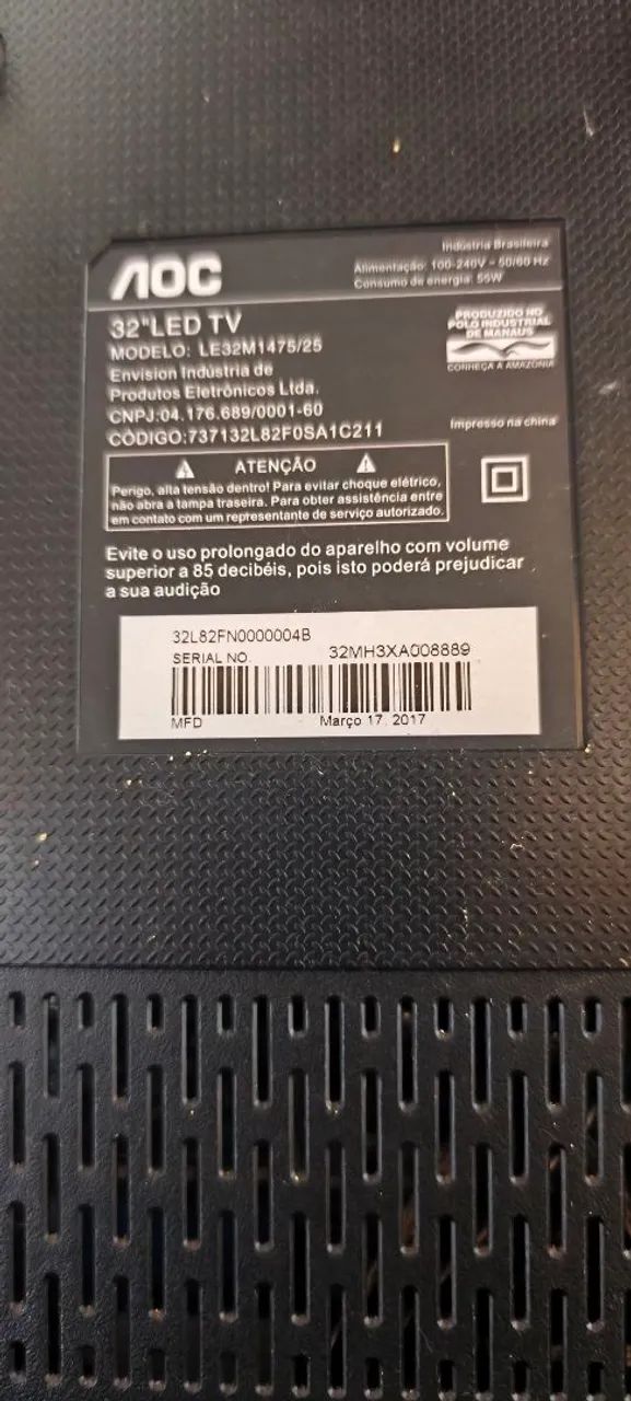 TV AOC 32 POLEGADAS - Não é smart - Foto 3