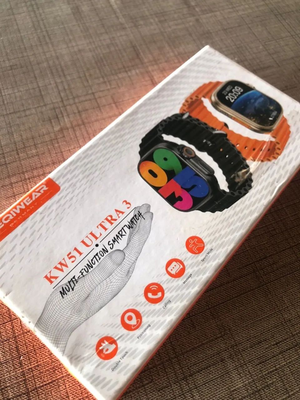 Smartwatch Kw51 Ultra 3 - Preto - Foto 3