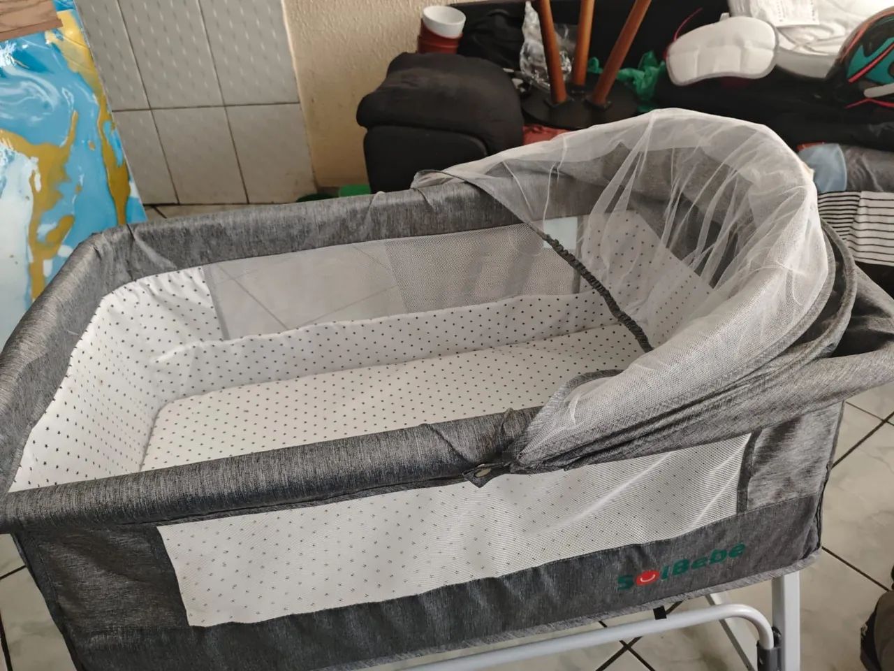 Bercinho de bebê portátil  - Foto 2