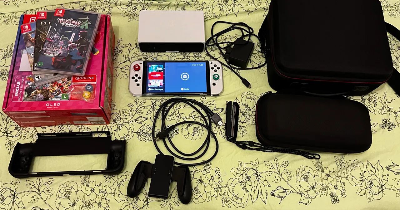 Nintendo Switch OLED 64GB + 256GB - Foto 4