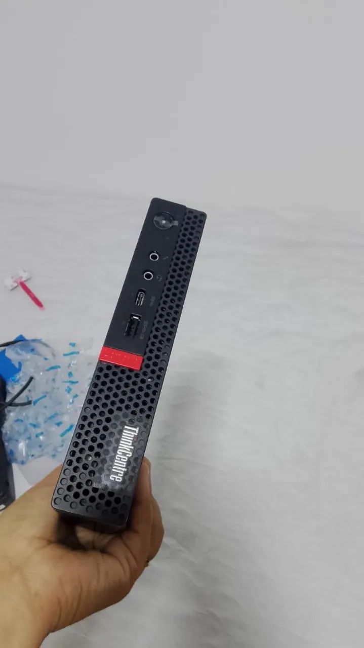 Mini Pc Lenovo i3 core. 8 memória RAM, SSD 256g, monitor e acessórios. - Foto 5