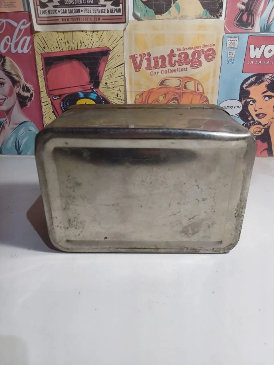 Caixa de joias em metal para restaurar ou decorar  - Foto 4