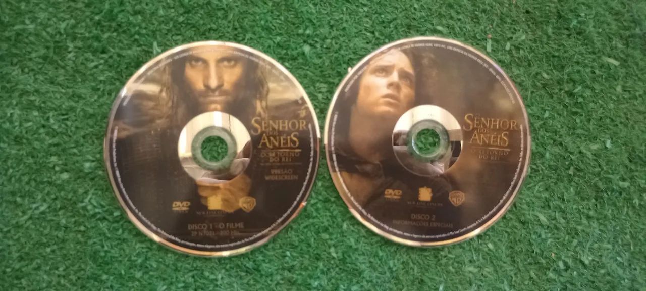 Senhor dos anéis, o Retorno do Rei. Disco 1 e Disco 2.