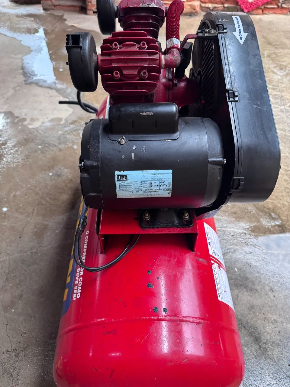 COMPRESSOR CHIAPERINI 110litros 10 PÉS  - Foto 5