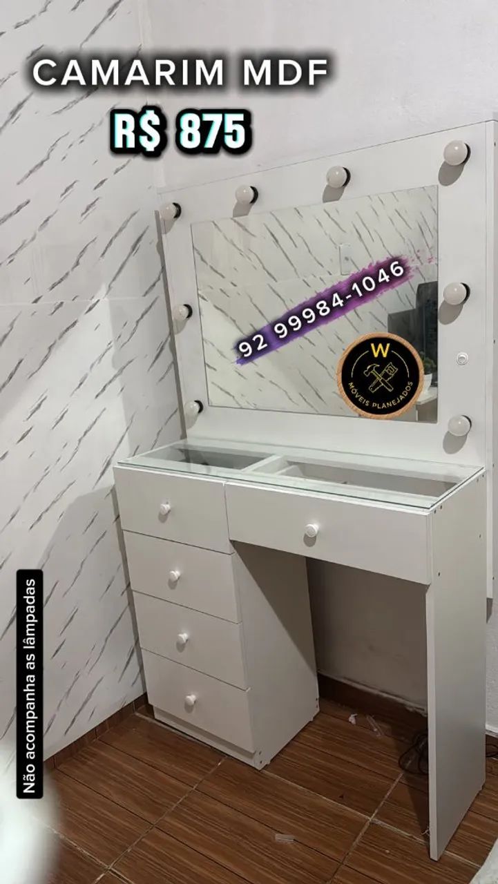Camarim Penteadeira  MDF 