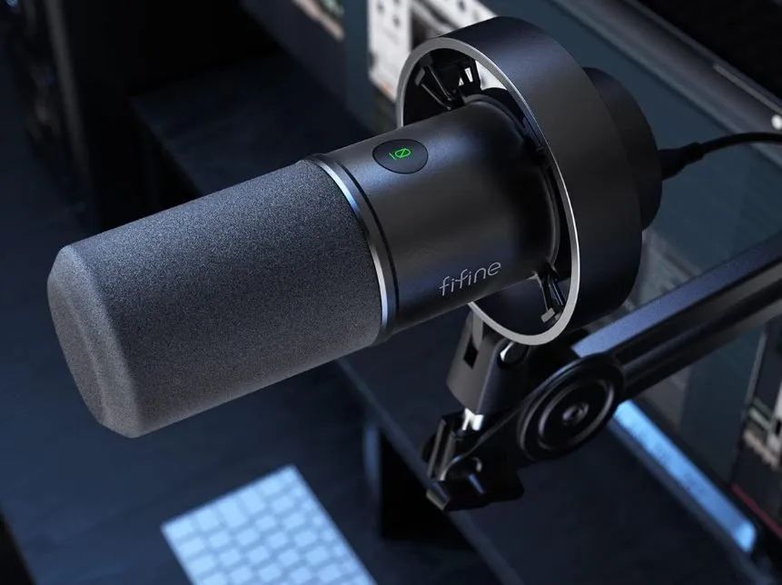 Microfone Fifine K688 + Suporte