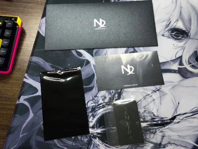 Mousepad Nemvira Blackhole 490mm x 420mm Poron soft Speed - Foto 3