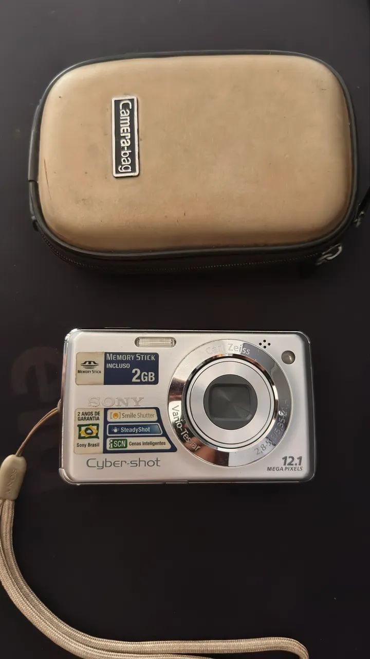 Câmera Sony cyber-shot sem bateria 
