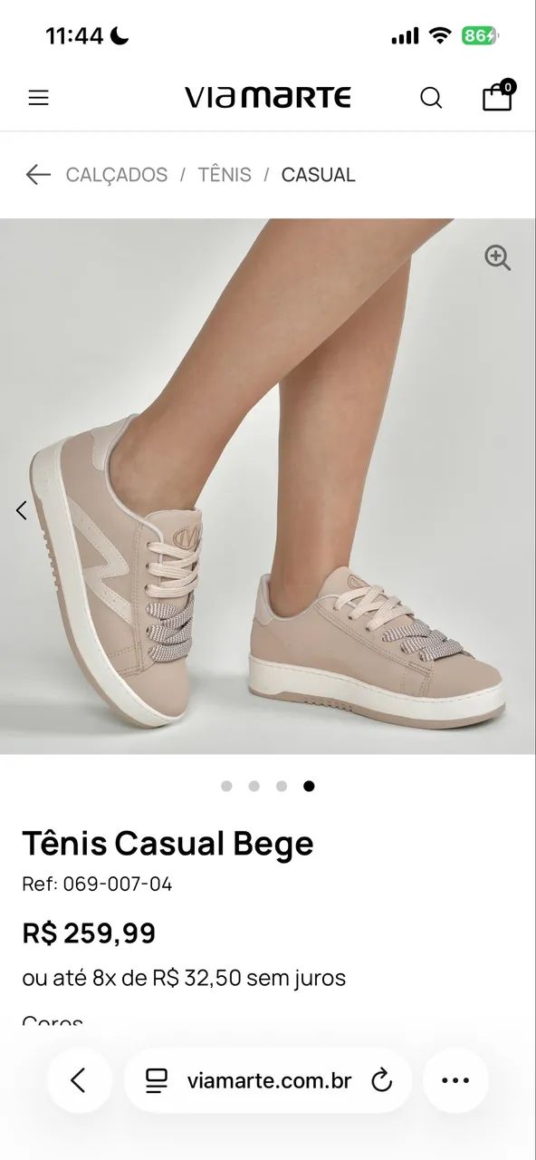 Tênis casual via Marte  - Foto 2