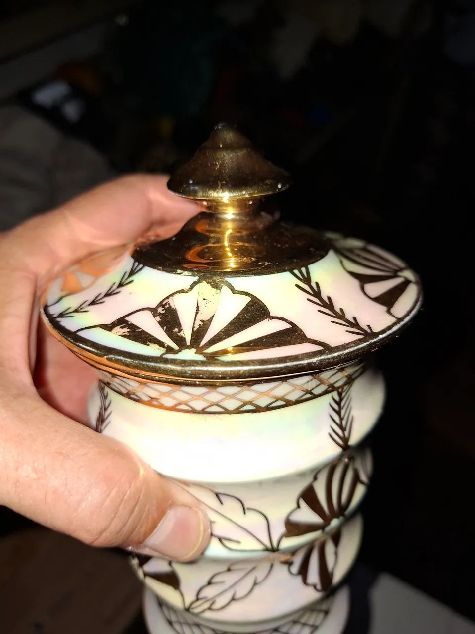 Pote antigo porcelana  - Foto 4