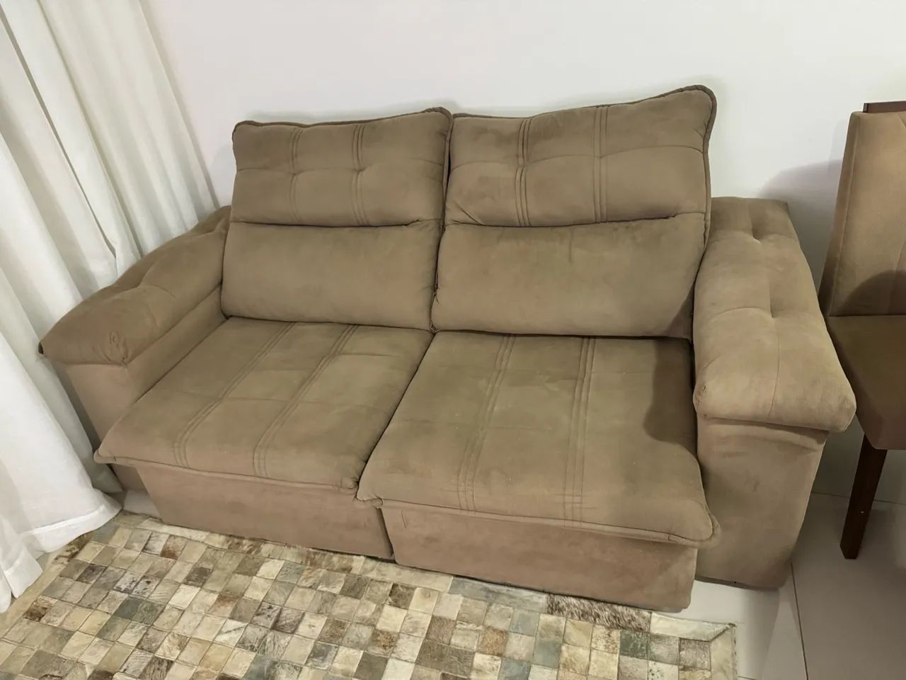 Sofá de 2 Lugares retrátil 