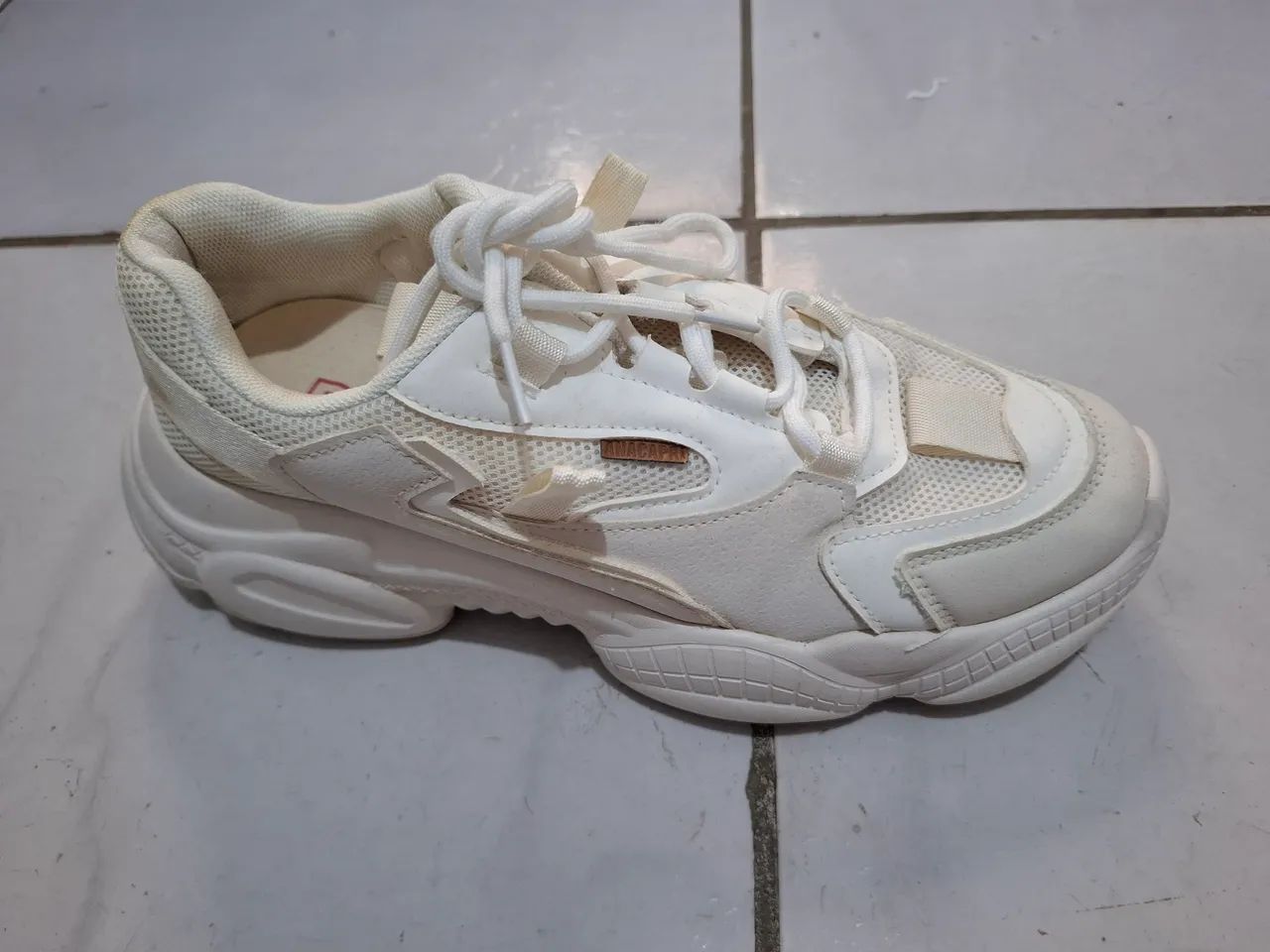 Tênis Anacapri branco chunky 37/38