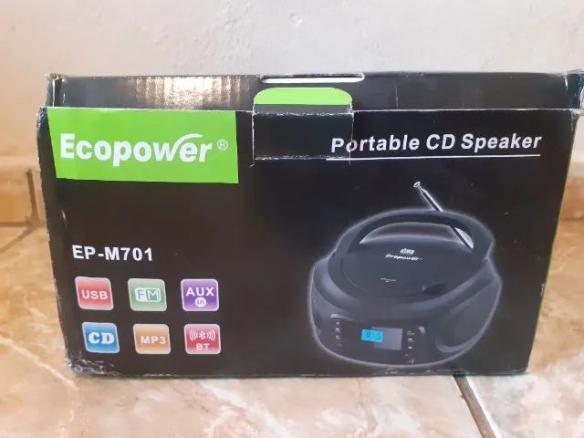 Rádio toca CD portátil seminovo - Foto 4