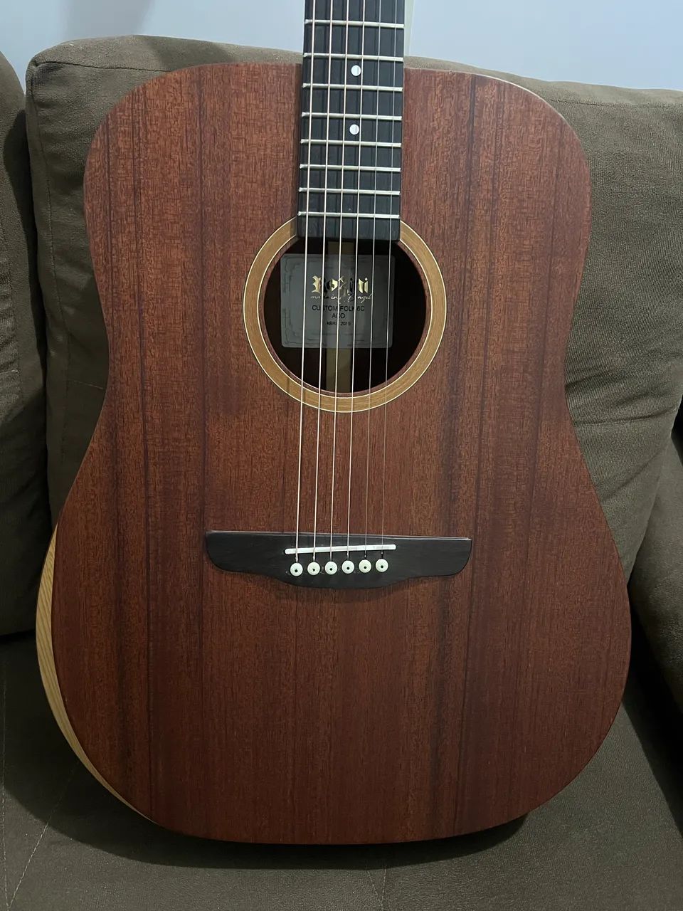 Vendo violão Rozini elétrico Folk - Foto 3