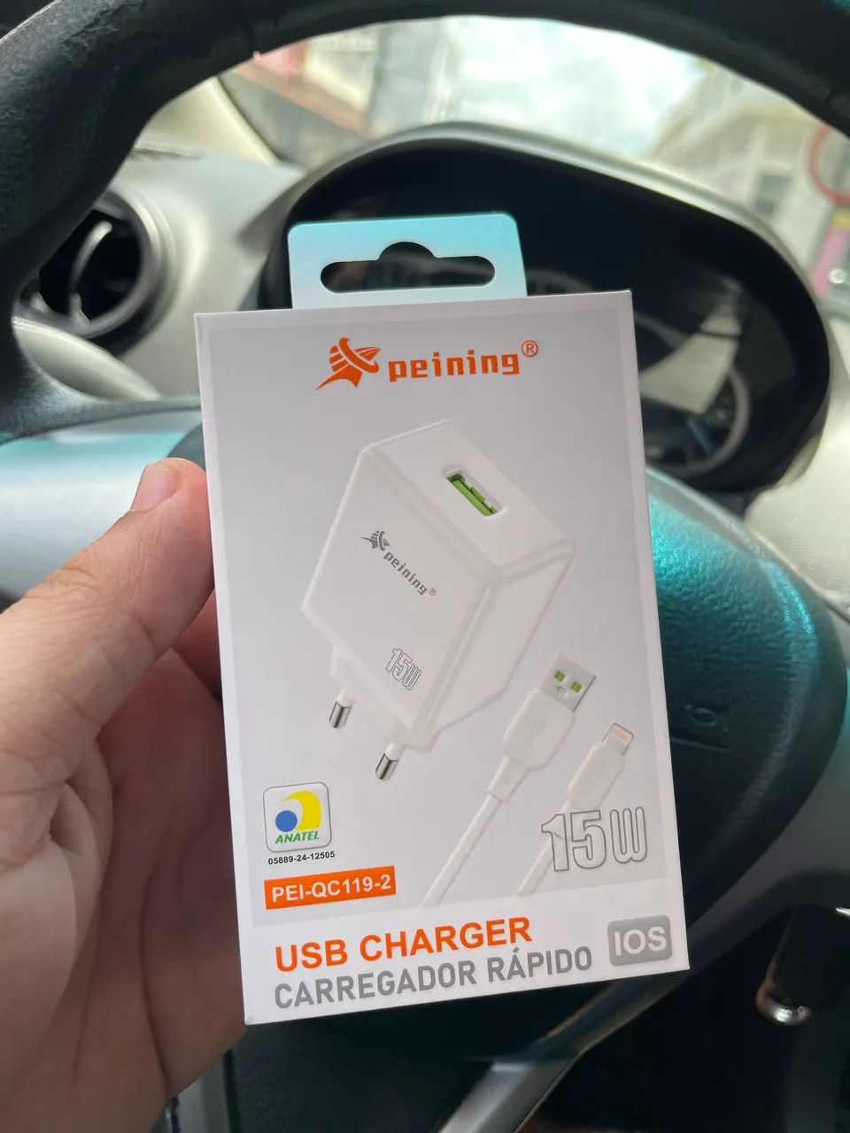 Carregador iPhone com garantia