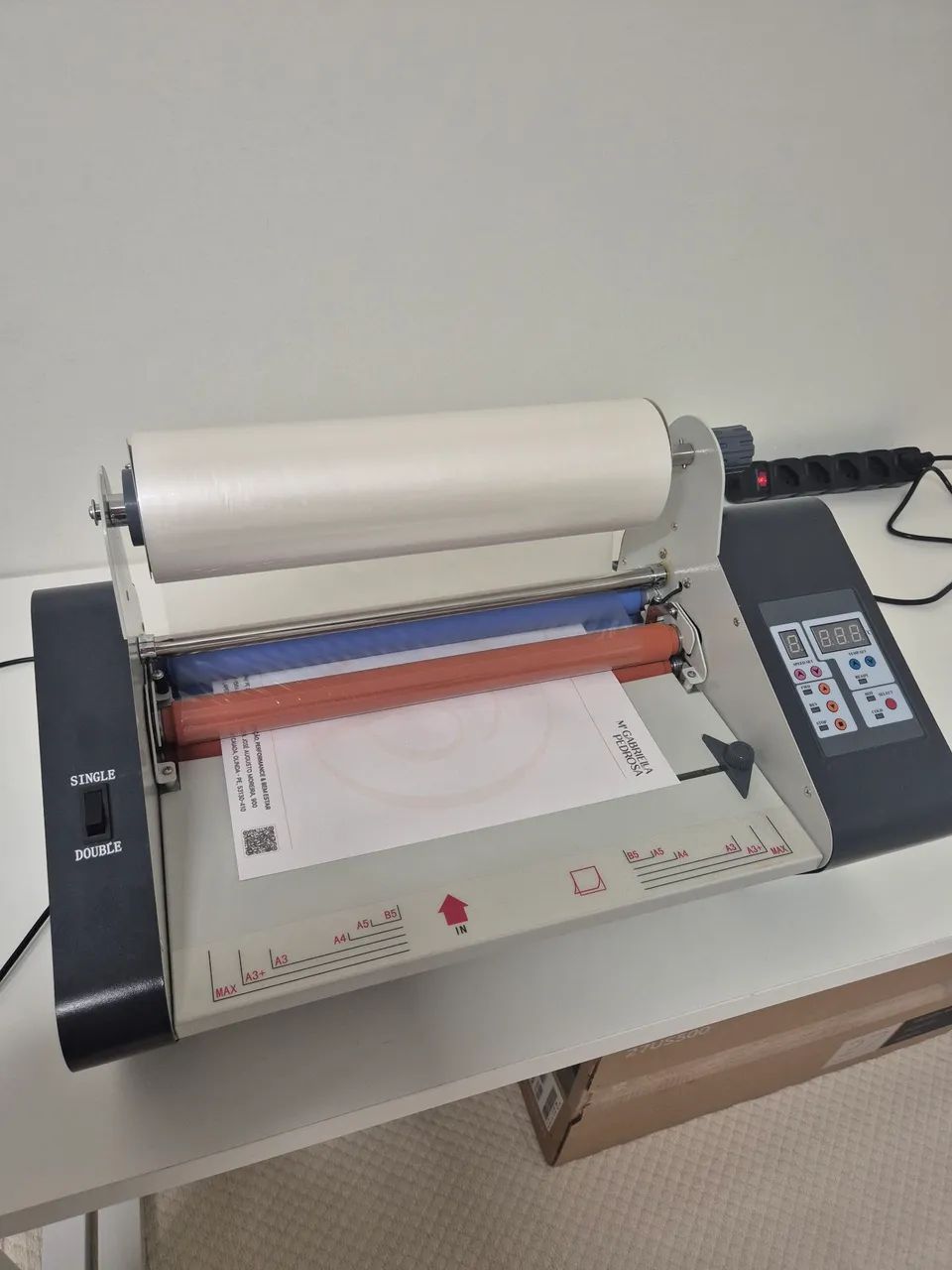 Laminadora TM 360 BOPP com BOPP 27 micra