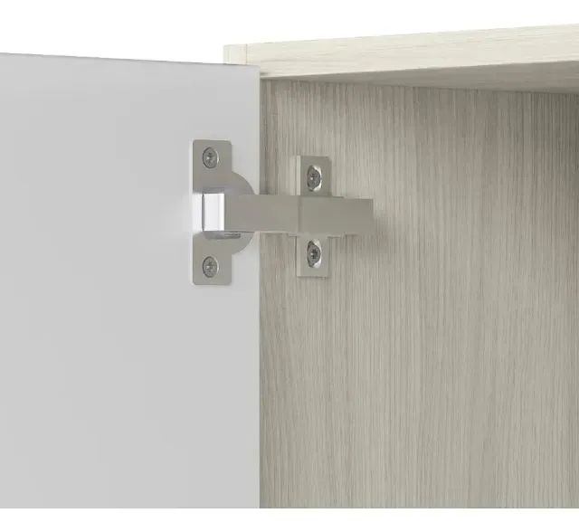 BALCAO NICIOLI BIANCO 70CM C/ TAMPO S/ CORTE MDF 15MM TOK/BRANCO ONIX 12221.297.21 - Foto 3