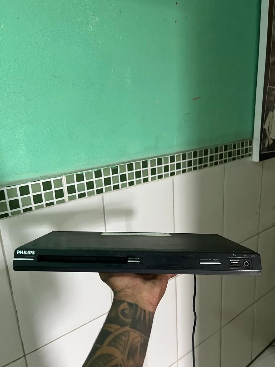 DVD Player Philips Com Entrada USB - Funcionando Perfeitamente - Foto 3