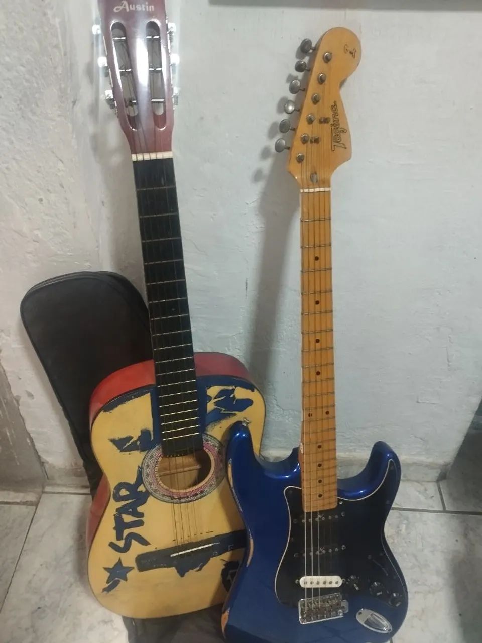 Guitarra + violão 