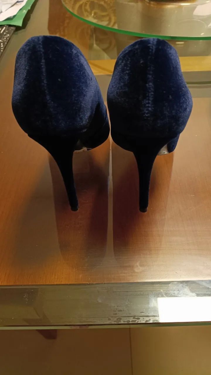 Scarpin azul Schutz - Foto 5