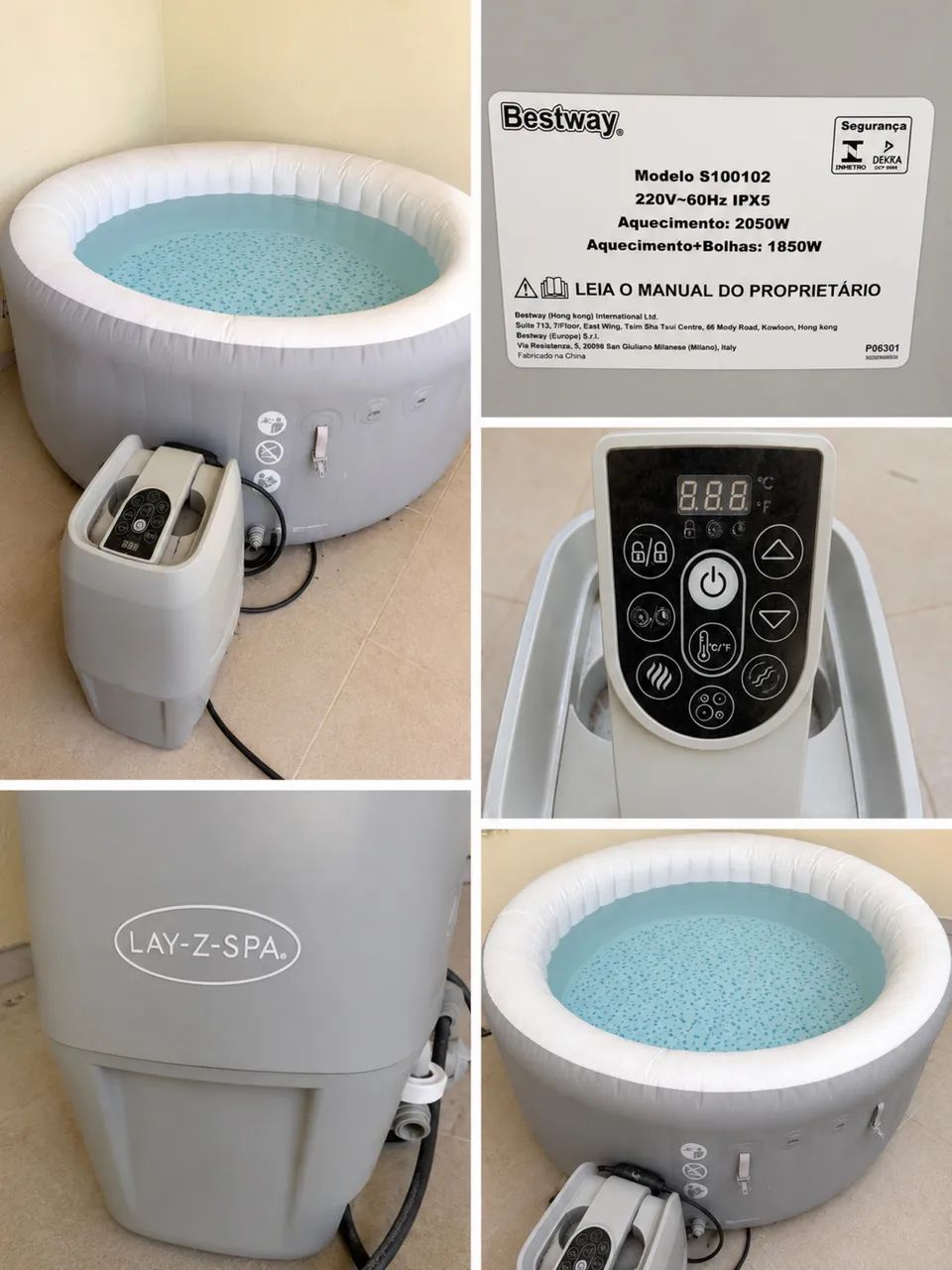 Banheira inflável Spa - Foto 3