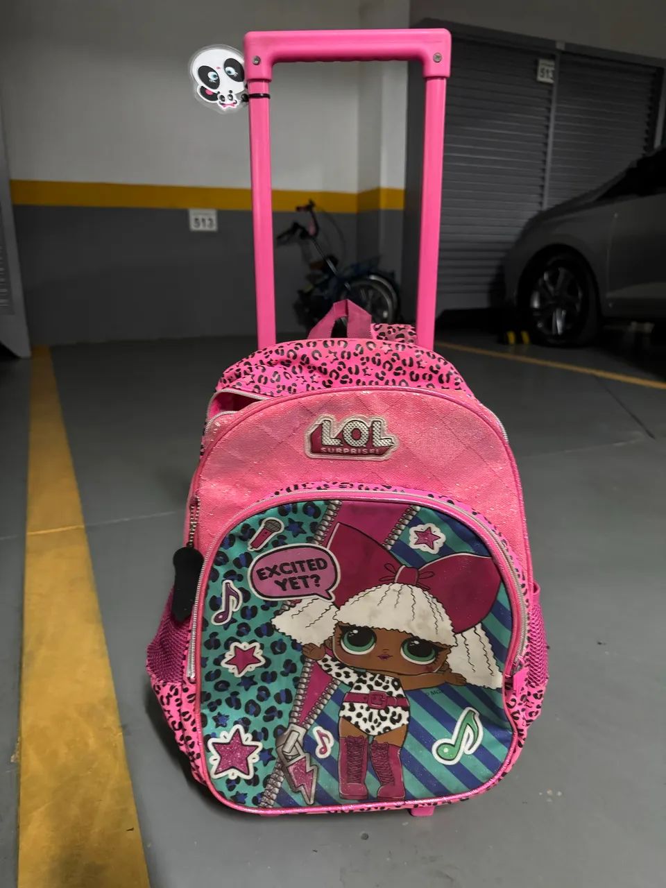 Mochila LOL Surprise com rodinhas - Foto 2