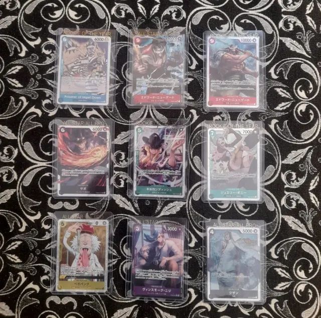 Cartas One Piece disponíveis para venda.
