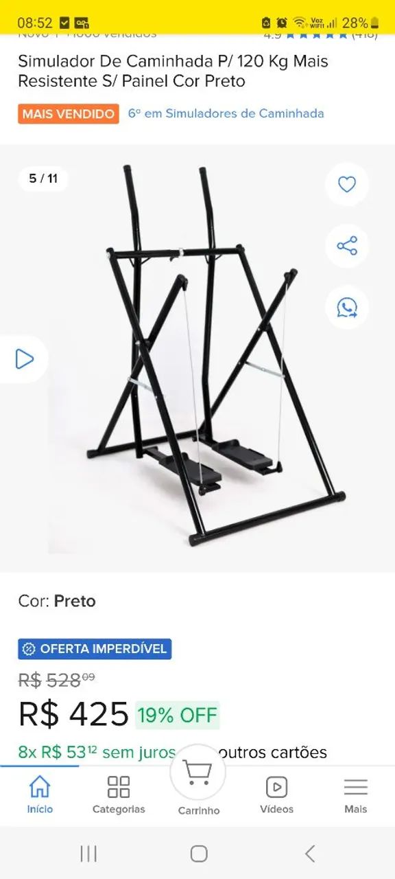 Simulador de caminhada - Foto 3