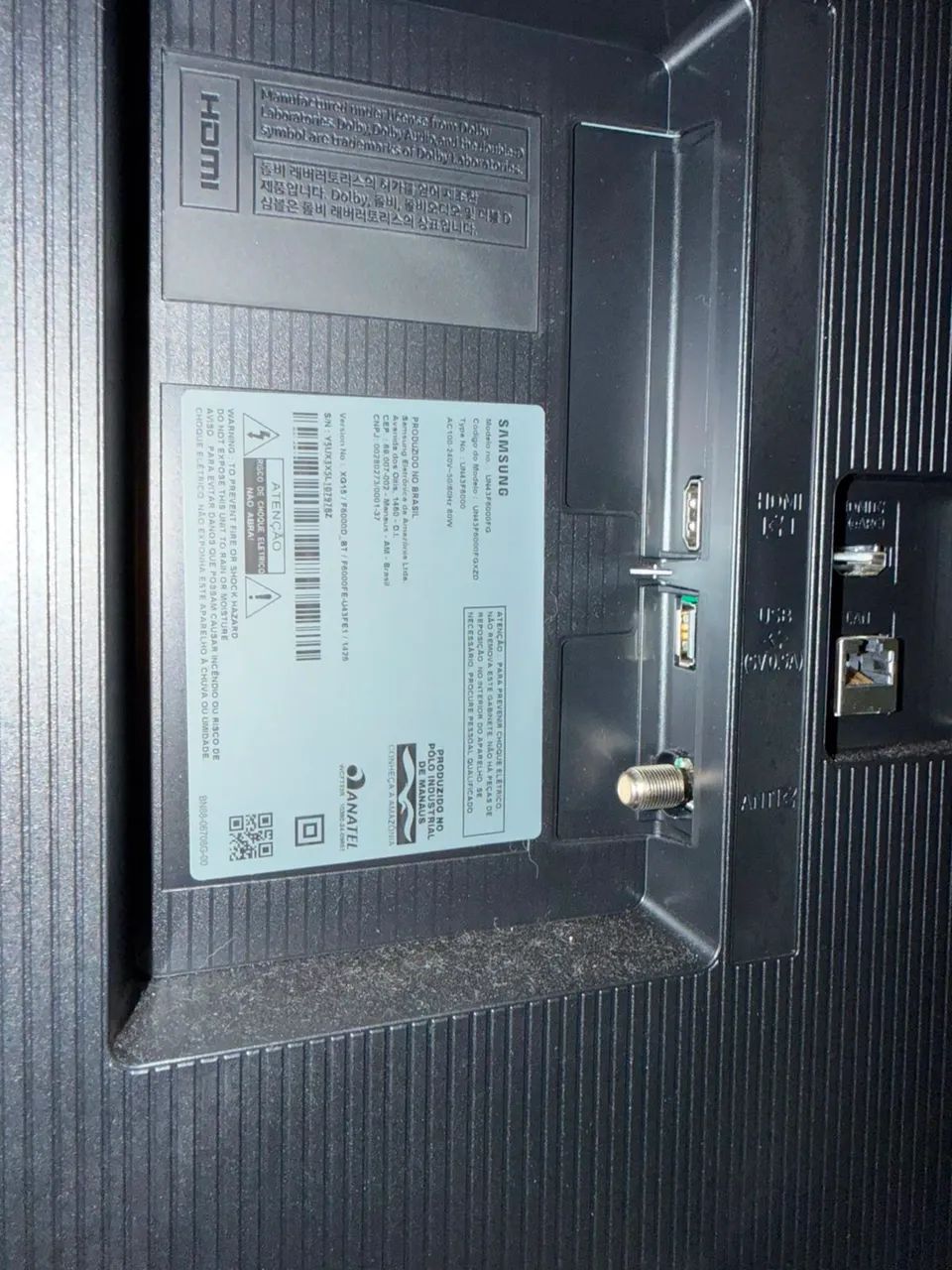 Vendo televisão 43 polegadas SAMSUNG