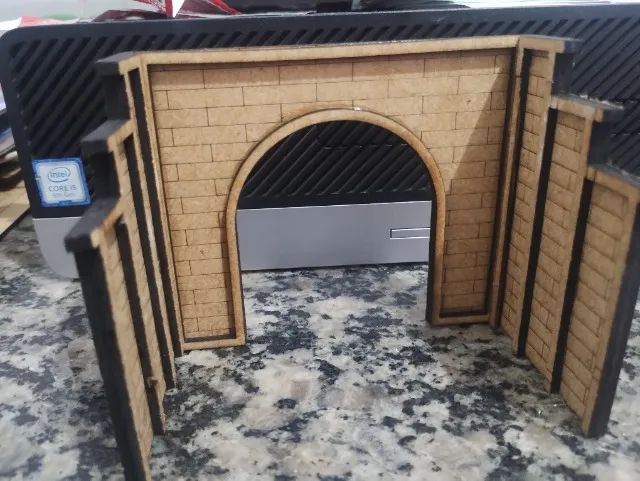 TUNEL PARA FERROMODELISMO ESCALA HO