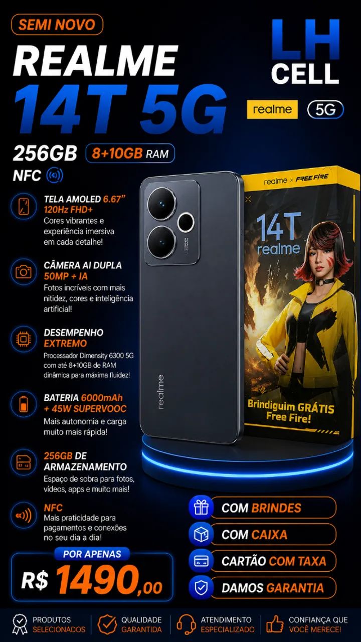 Realme 14T 5G 256GB NFC 