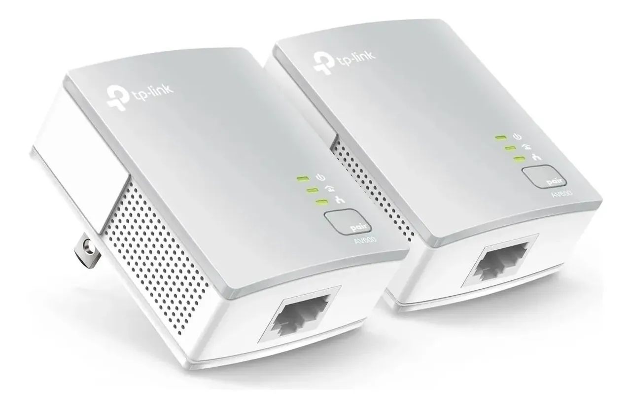 Adaptador Powerline Tp-link Av600 Tl-pa4010 Kit Pack X2 - Foto 2