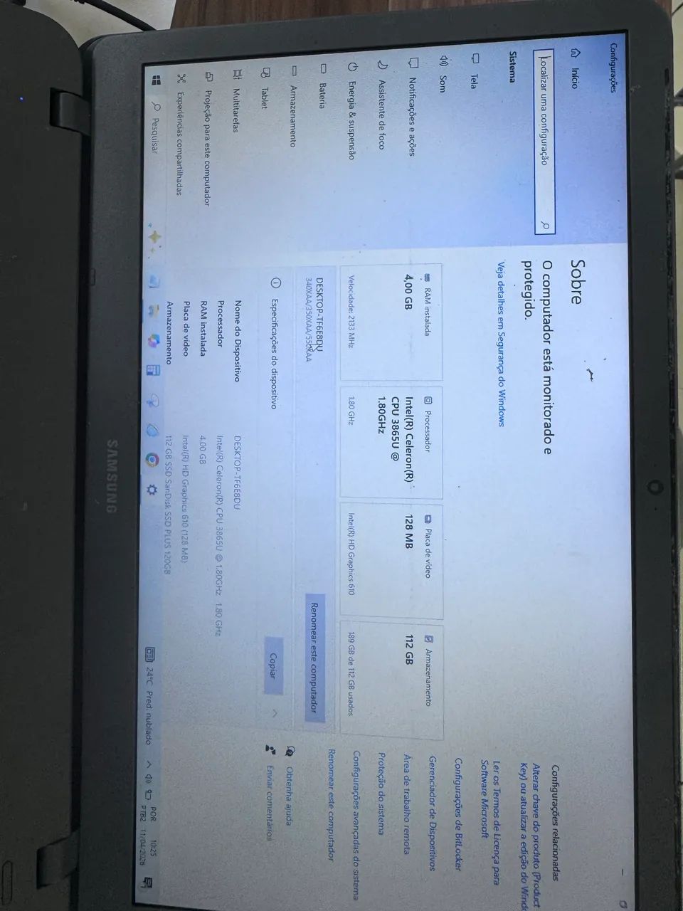 Notebook Samsung  - Foto 3