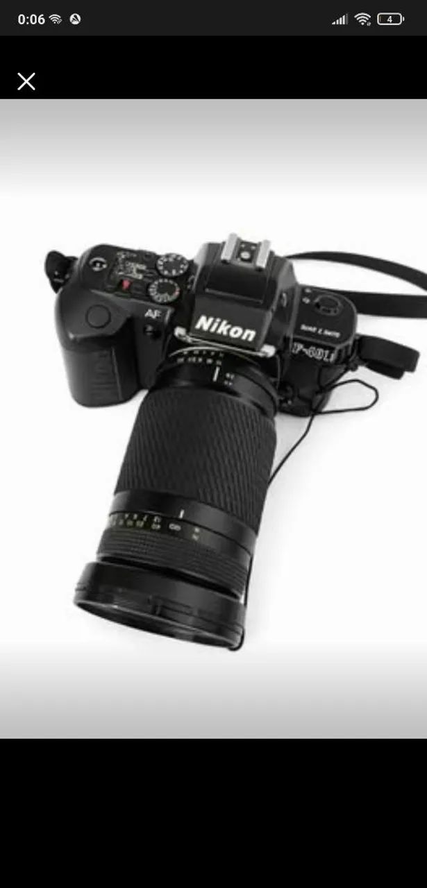Nikon F-401s Importada do Japão + Lente Tokina AF - Câmera